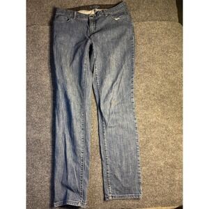Simply Vera Vera Wang Jeans Women's 10 Blue‎ Denim Stretch Comfort Straight Leg